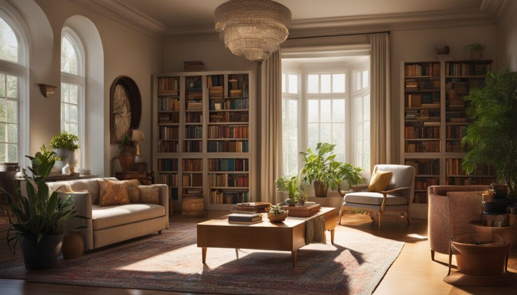 Escolha de Cor e Iluminação Ambiente