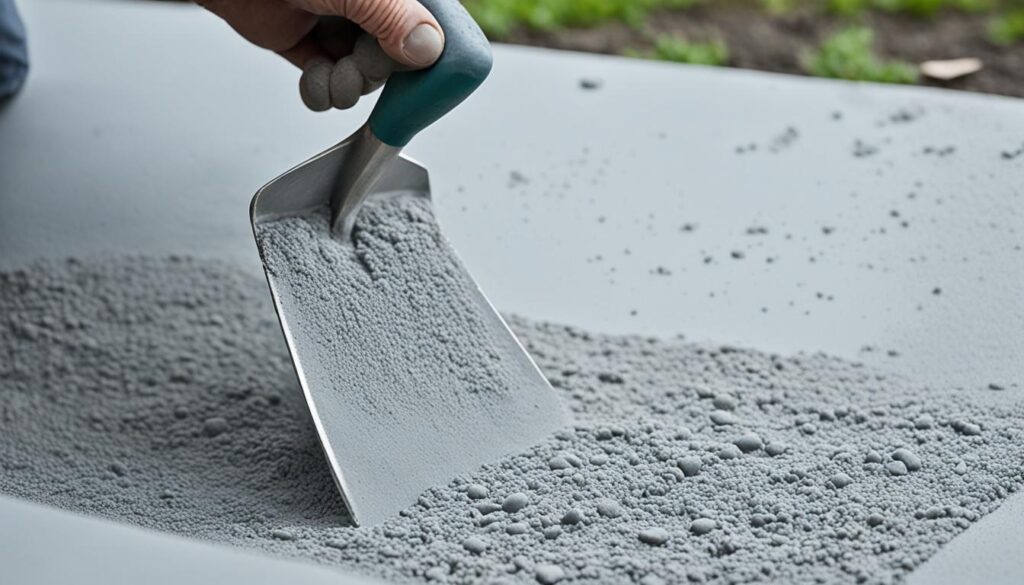 Técnicas de aplicação de cimento queimado