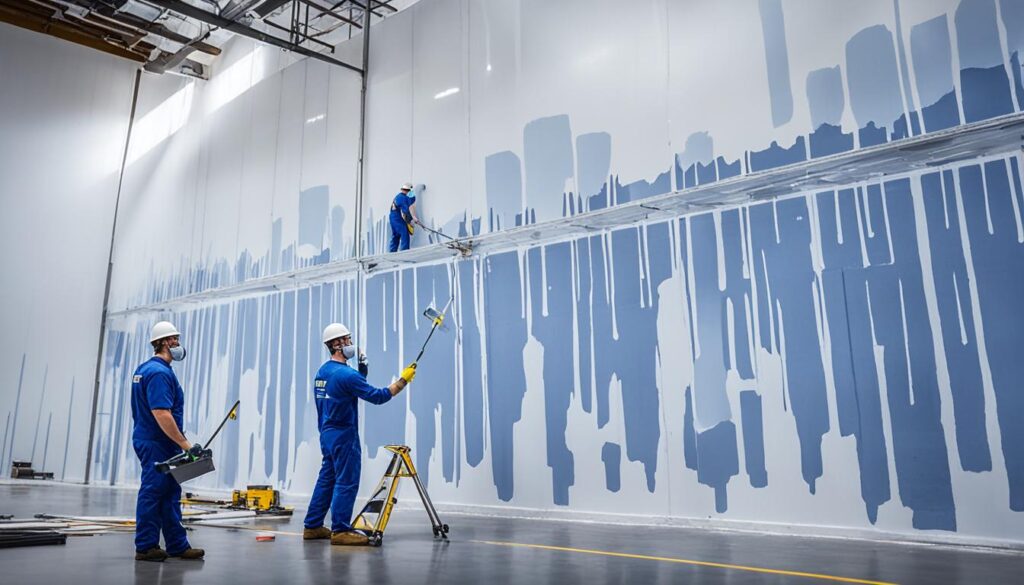 segurança na pintura de armazéns segurança na pintura de armazéns